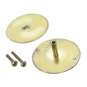 Door Hole Cover with Brass Finish